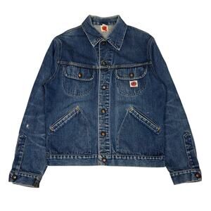 Vintage 60 GWG Great Western Garment Co. Denim Jacket Men's Medium Western Eagle